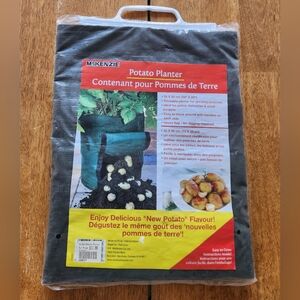 kenzie Black Potato Planter